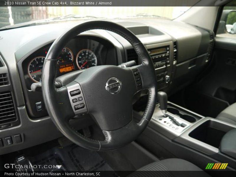 Blizzard White / Almond 2010 Nissan Titan SE Crew Cab 4x4