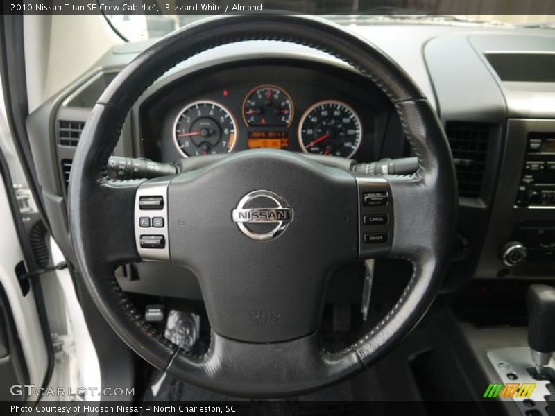 Blizzard White / Almond 2010 Nissan Titan SE Crew Cab 4x4
