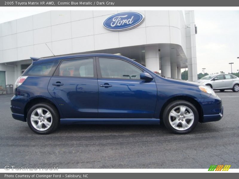Cosmic Blue Metallic / Dark Gray 2005 Toyota Matrix XR AWD