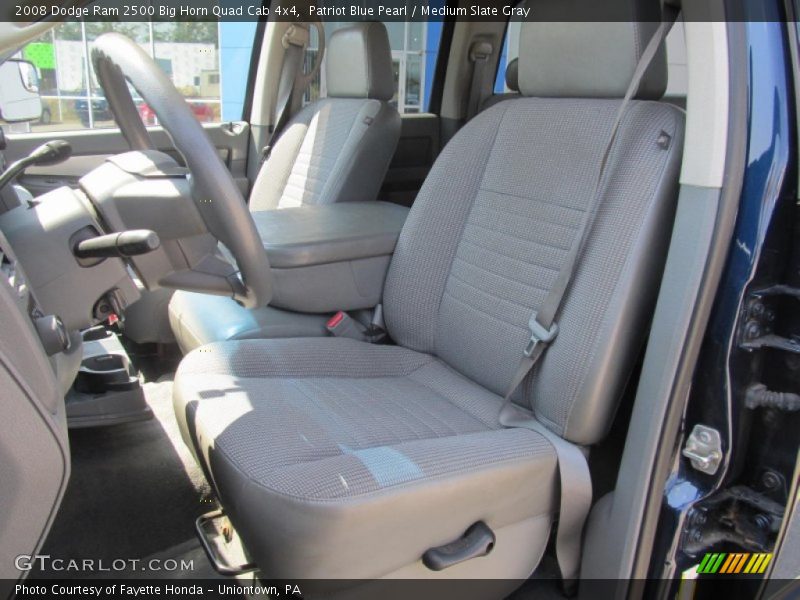 Patriot Blue Pearl / Medium Slate Gray 2008 Dodge Ram 2500 Big Horn Quad Cab 4x4