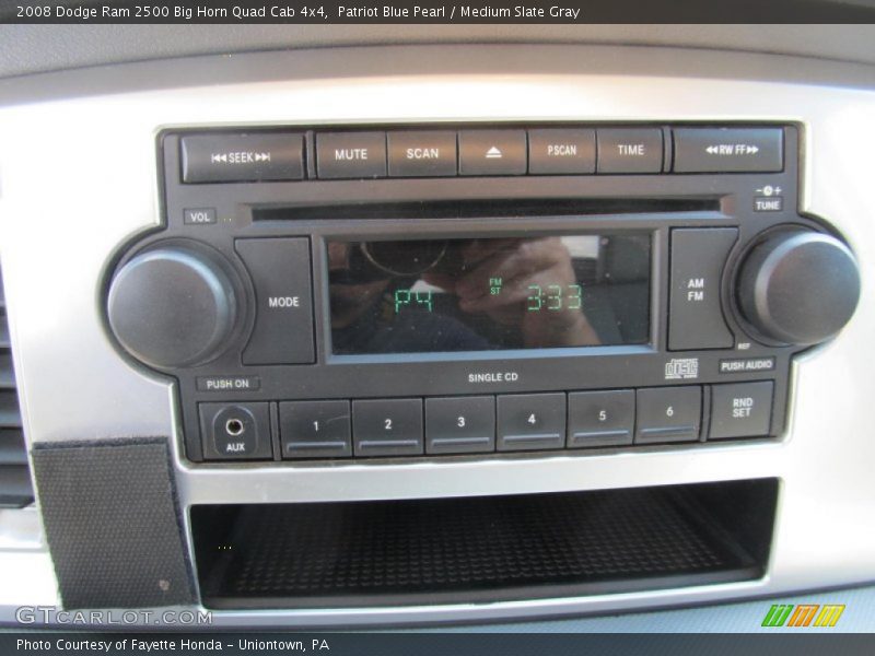 Patriot Blue Pearl / Medium Slate Gray 2008 Dodge Ram 2500 Big Horn Quad Cab 4x4