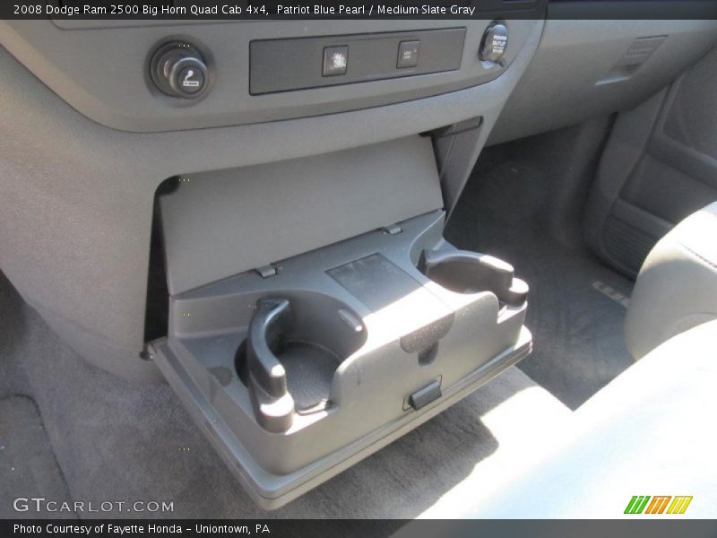 Patriot Blue Pearl / Medium Slate Gray 2008 Dodge Ram 2500 Big Horn Quad Cab 4x4