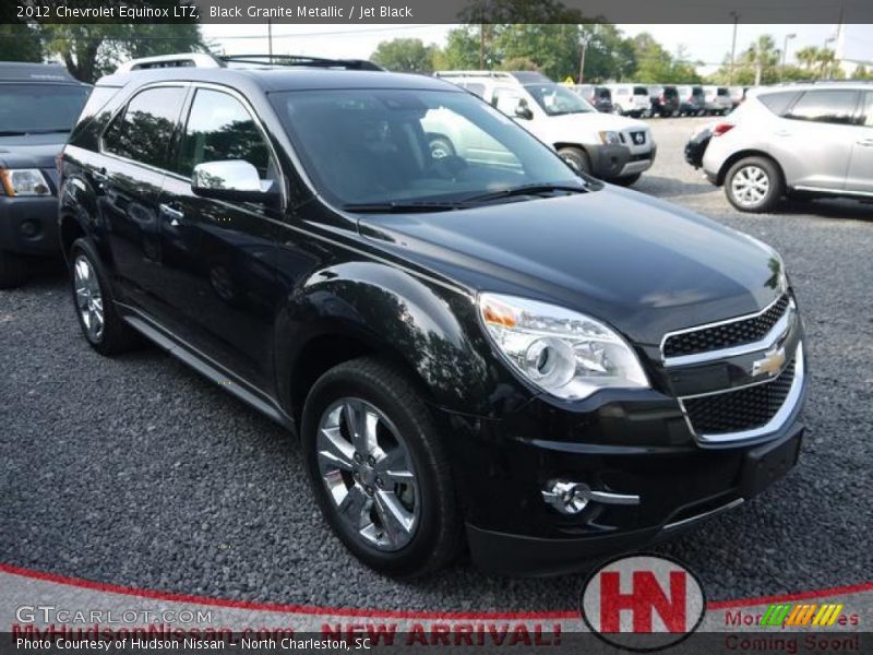 Black Granite Metallic / Jet Black 2012 Chevrolet Equinox LTZ