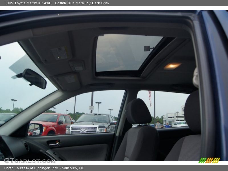 Cosmic Blue Metallic / Dark Gray 2005 Toyota Matrix XR AWD