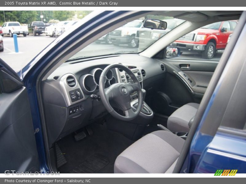 Cosmic Blue Metallic / Dark Gray 2005 Toyota Matrix XR AWD
