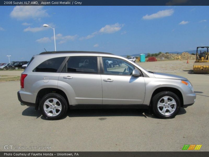 Aspen Gold Metallic / Grey 2008 Suzuki XL7 AWD