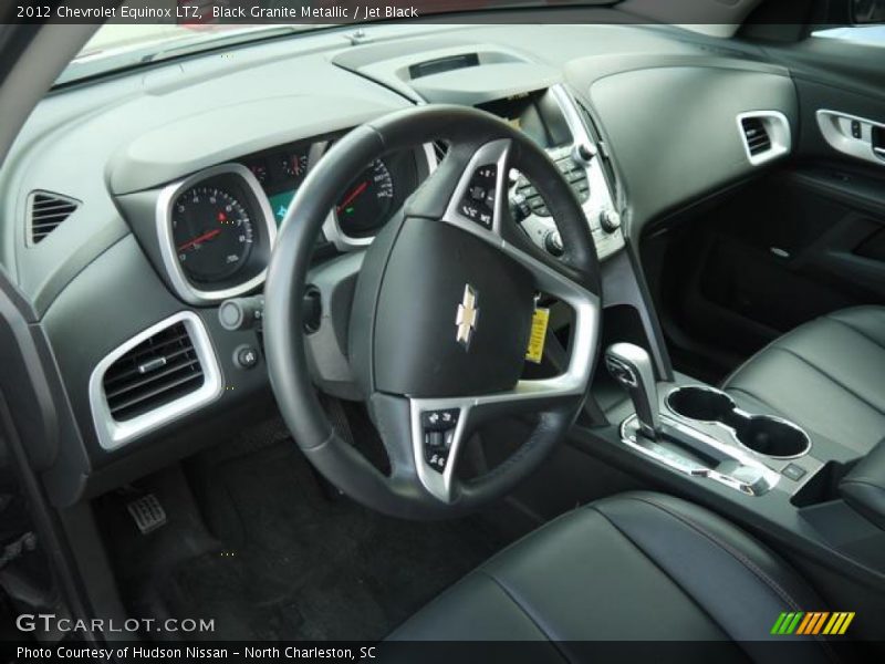 Black Granite Metallic / Jet Black 2012 Chevrolet Equinox LTZ