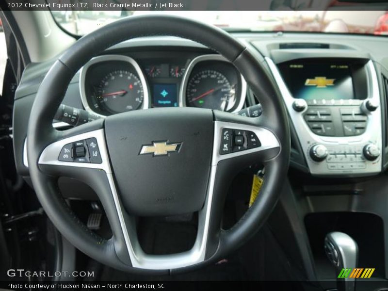 Black Granite Metallic / Jet Black 2012 Chevrolet Equinox LTZ