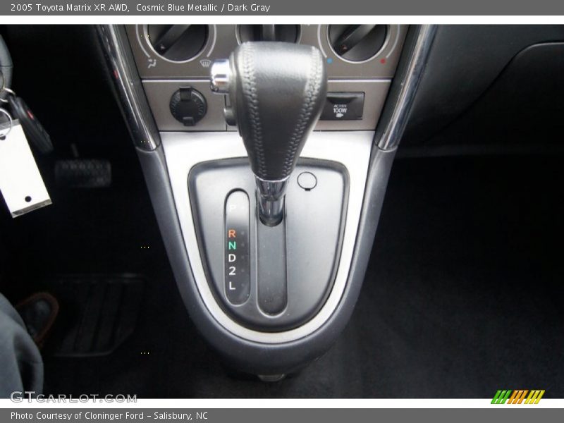 Cosmic Blue Metallic / Dark Gray 2005 Toyota Matrix XR AWD