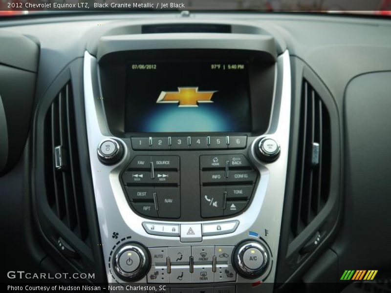 Black Granite Metallic / Jet Black 2012 Chevrolet Equinox LTZ