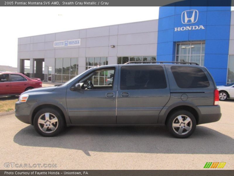 Stealth Gray Metallic / Gray 2005 Pontiac Montana SV6 AWD