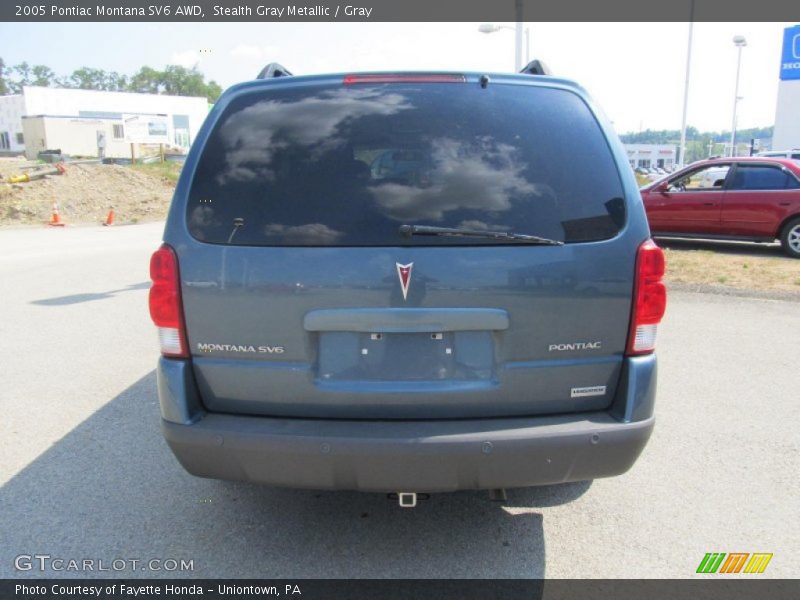 Stealth Gray Metallic / Gray 2005 Pontiac Montana SV6 AWD