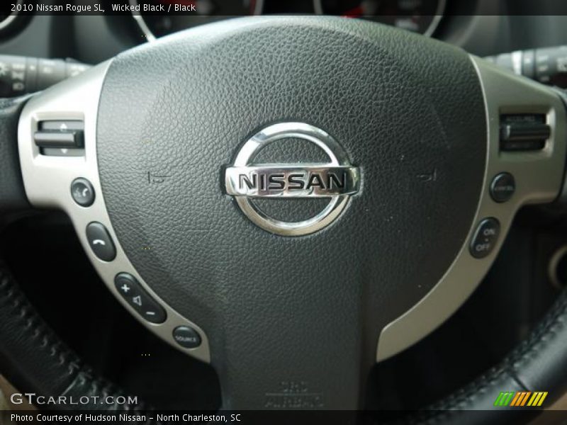 Wicked Black / Black 2010 Nissan Rogue SL
