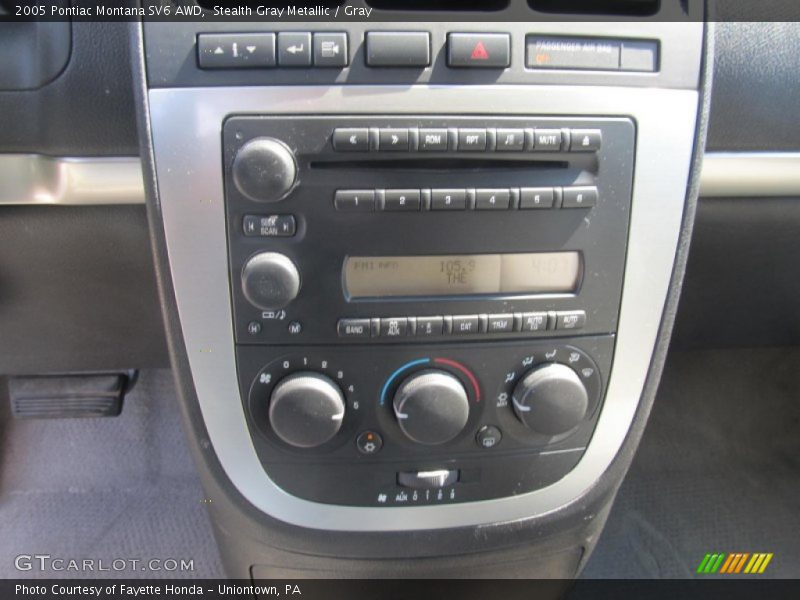 Controls of 2005 Montana SV6 AWD