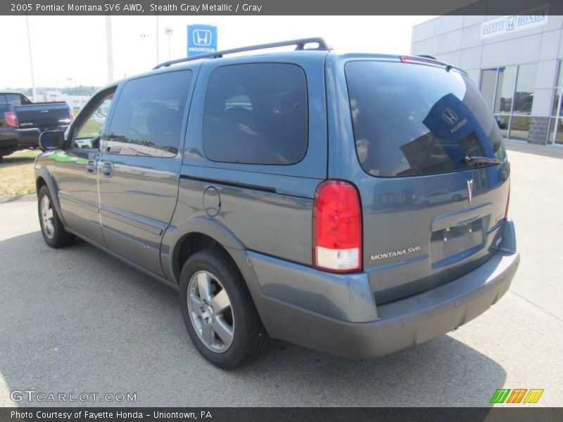 Stealth Gray Metallic / Gray 2005 Pontiac Montana SV6 AWD