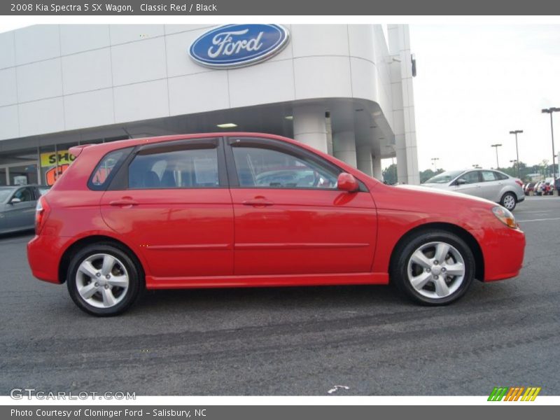 Classic Red / Black 2008 Kia Spectra 5 SX Wagon