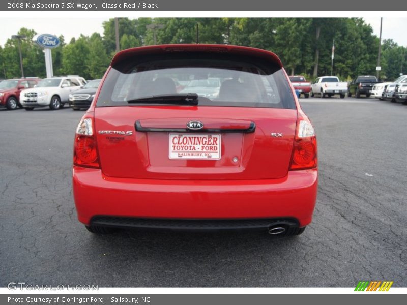 Classic Red / Black 2008 Kia Spectra 5 SX Wagon