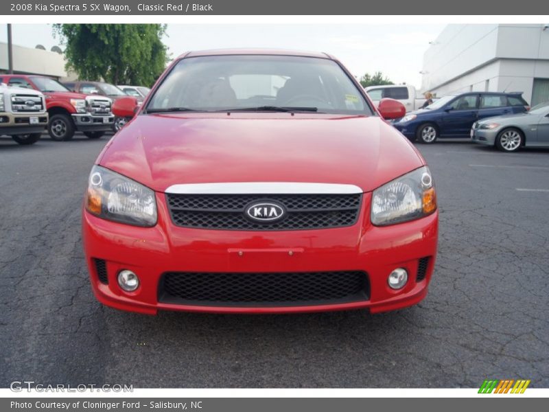 Classic Red / Black 2008 Kia Spectra 5 SX Wagon
