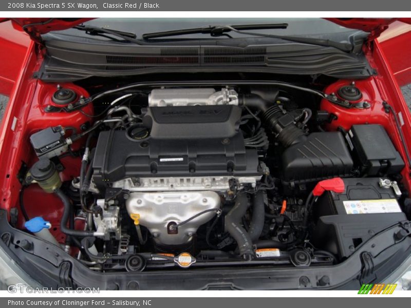 Classic Red / Black 2008 Kia Spectra 5 SX Wagon