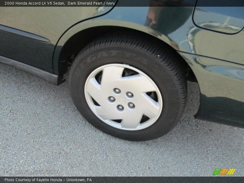 Dark Emerald Pearl / Ivory 2000 Honda Accord LX V6 Sedan