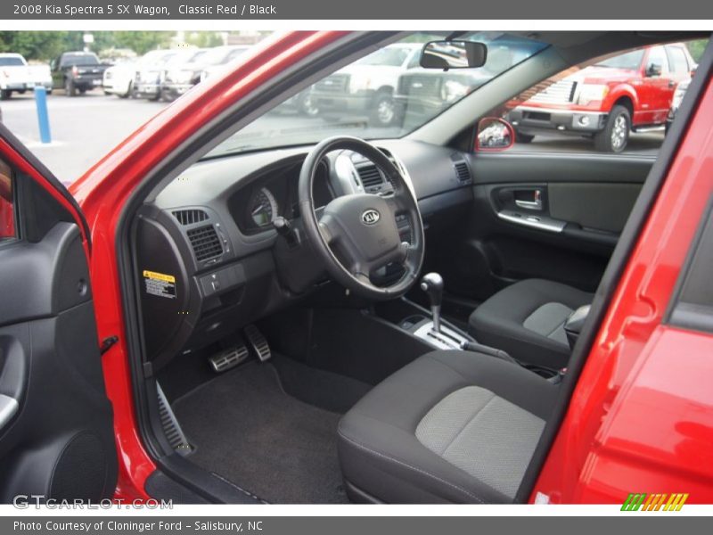 Classic Red / Black 2008 Kia Spectra 5 SX Wagon