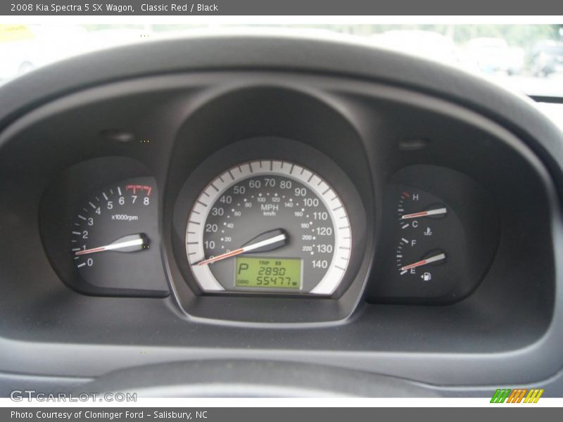 Classic Red / Black 2008 Kia Spectra 5 SX Wagon