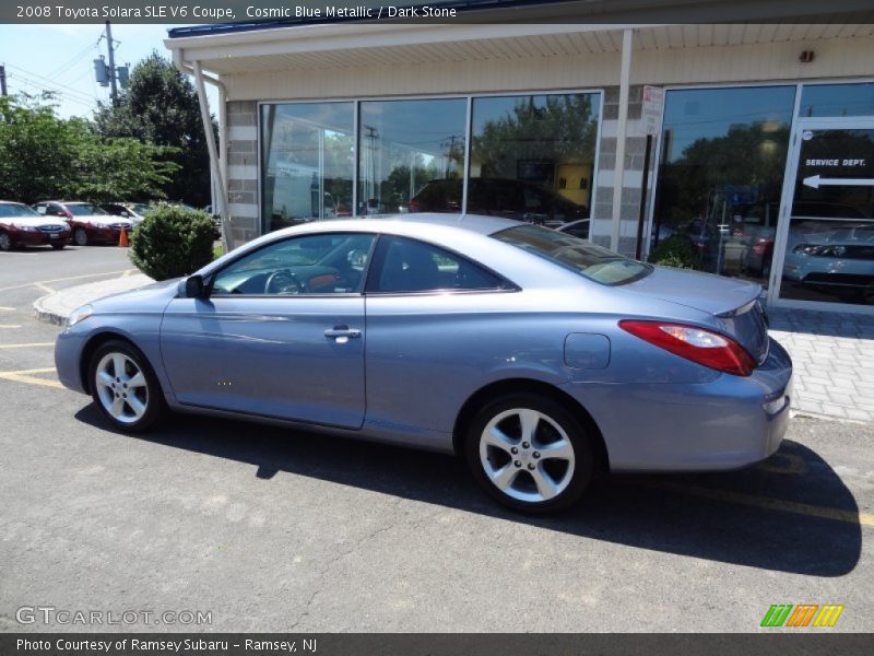 Cosmic Blue Metallic / Dark Stone 2008 Toyota Solara SLE V6 Coupe