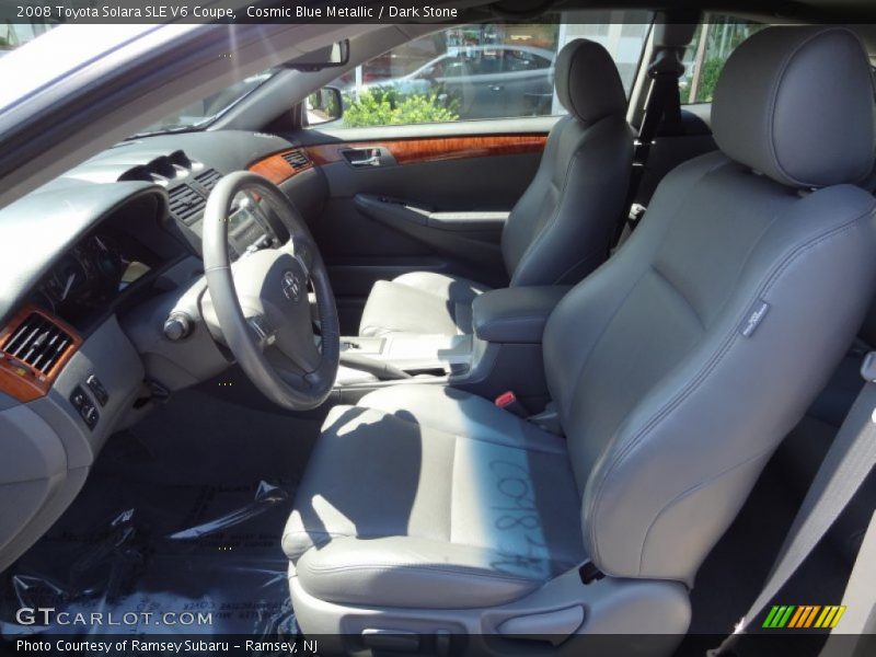 Cosmic Blue Metallic / Dark Stone 2008 Toyota Solara SLE V6 Coupe