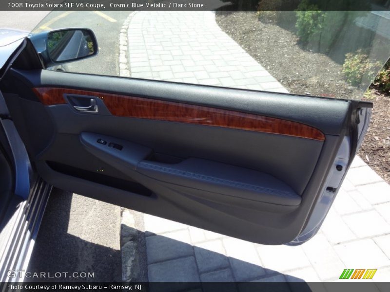 Cosmic Blue Metallic / Dark Stone 2008 Toyota Solara SLE V6 Coupe