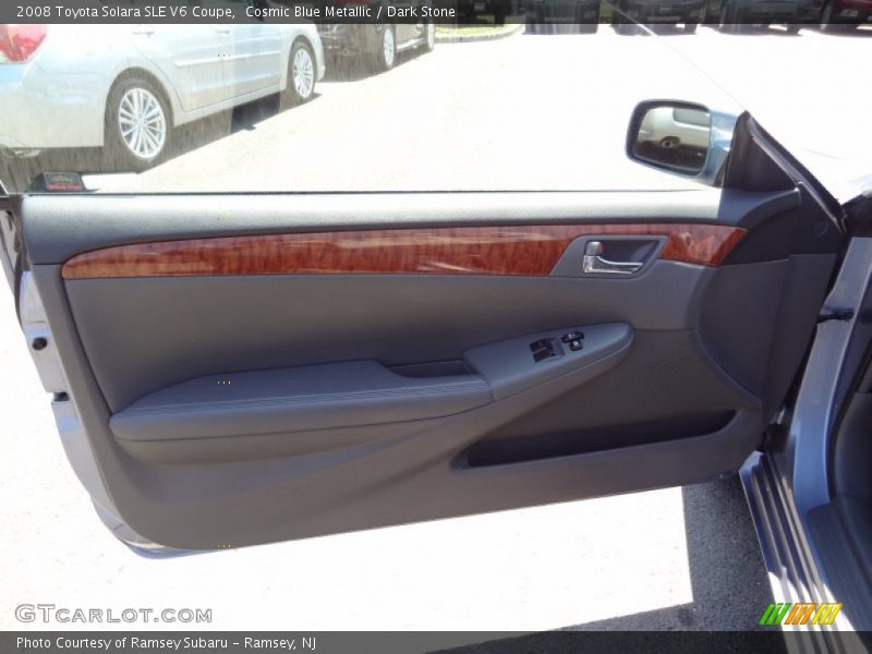 Cosmic Blue Metallic / Dark Stone 2008 Toyota Solara SLE V6 Coupe