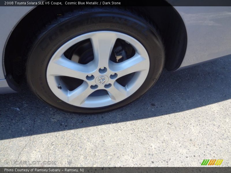 Cosmic Blue Metallic / Dark Stone 2008 Toyota Solara SLE V6 Coupe