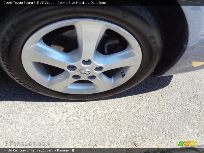 Cosmic Blue Metallic / Dark Stone 2008 Toyota Solara SLE V6 Coupe