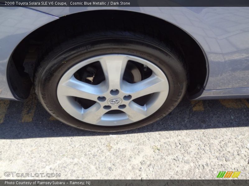 Cosmic Blue Metallic / Dark Stone 2008 Toyota Solara SLE V6 Coupe