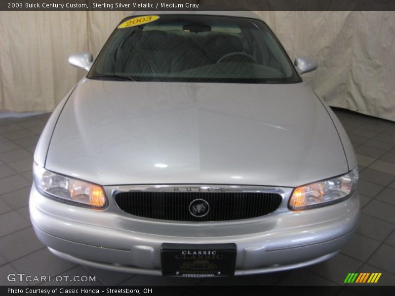 Sterling Silver Metallic / Medium Gray 2003 Buick Century Custom