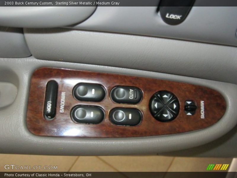 Sterling Silver Metallic / Medium Gray 2003 Buick Century Custom