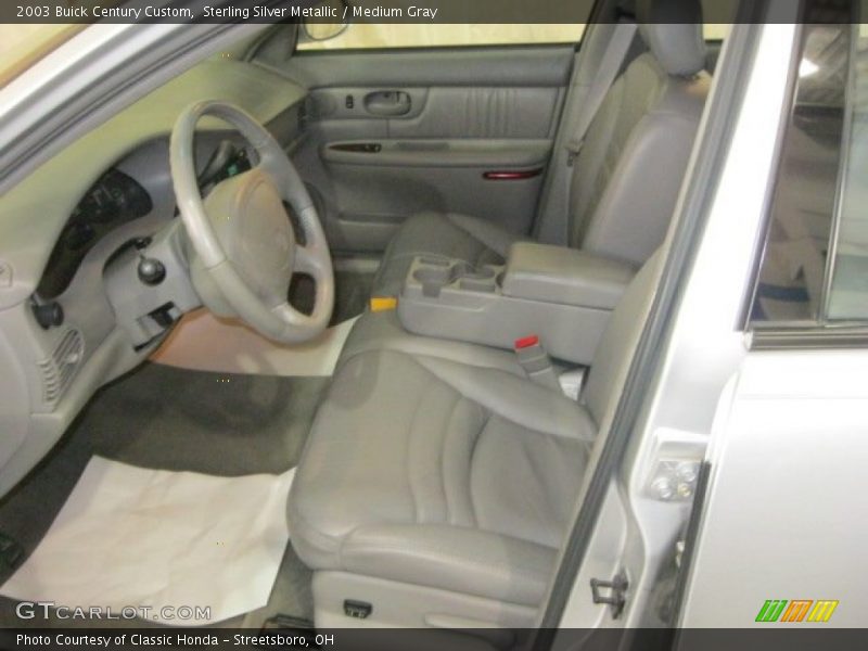Sterling Silver Metallic / Medium Gray 2003 Buick Century Custom