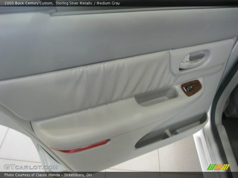 Sterling Silver Metallic / Medium Gray 2003 Buick Century Custom