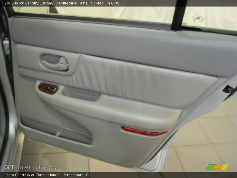 Sterling Silver Metallic / Medium Gray 2003 Buick Century Custom