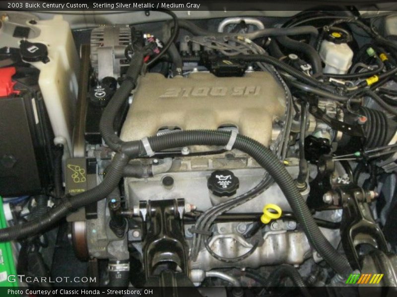 Sterling Silver Metallic / Medium Gray 2003 Buick Century Custom