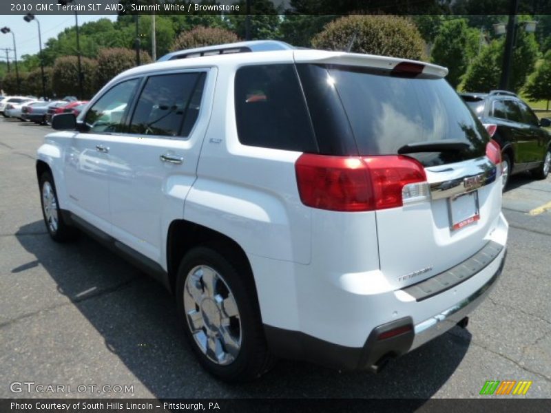 Summit White / Brownstone 2010 GMC Terrain SLT AWD