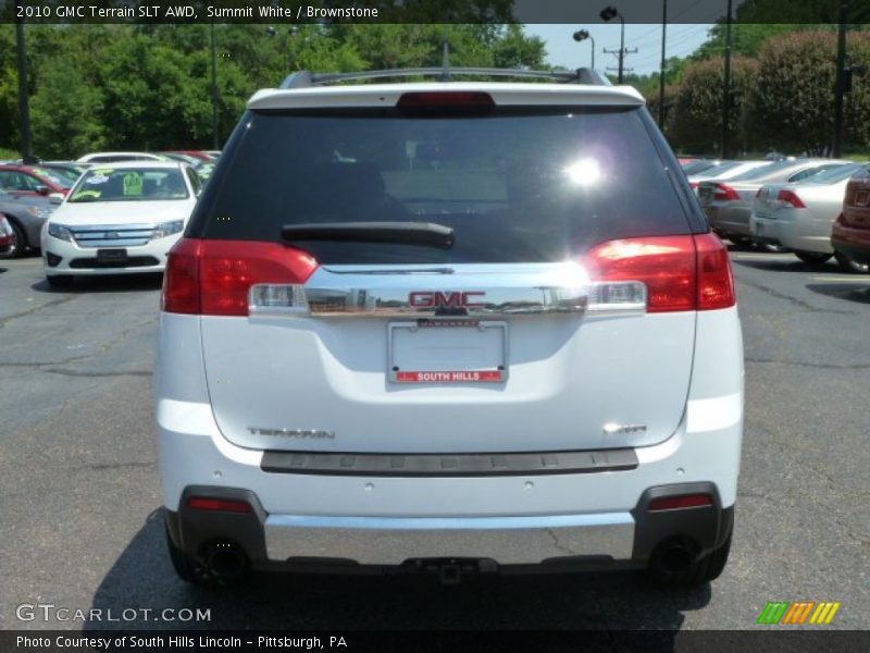 Summit White / Brownstone 2010 GMC Terrain SLT AWD