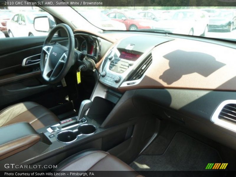 Summit White / Brownstone 2010 GMC Terrain SLT AWD
