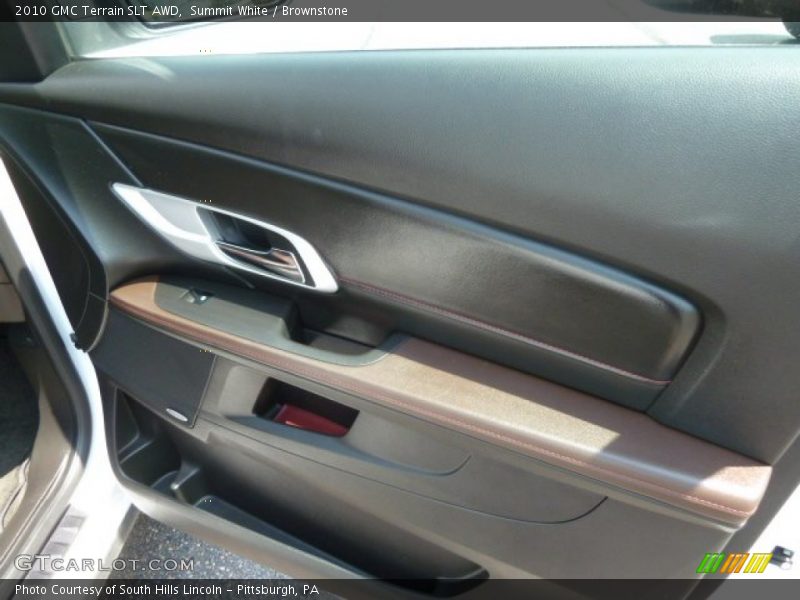 Summit White / Brownstone 2010 GMC Terrain SLT AWD