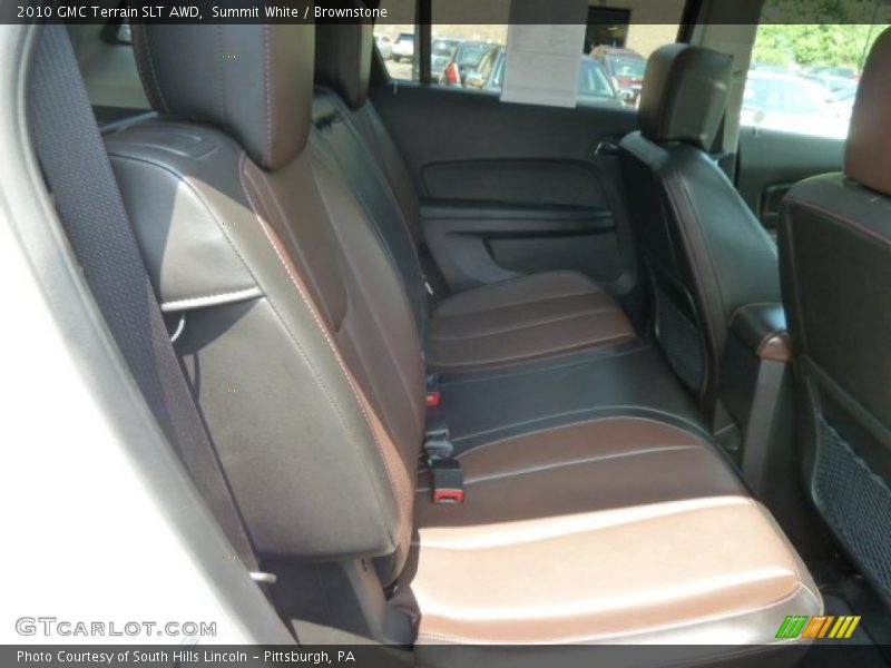 Summit White / Brownstone 2010 GMC Terrain SLT AWD