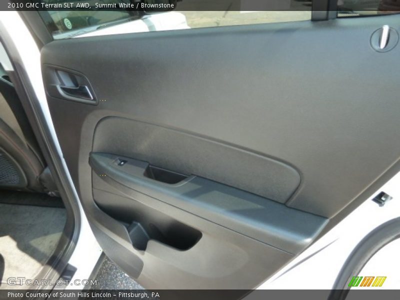 Summit White / Brownstone 2010 GMC Terrain SLT AWD