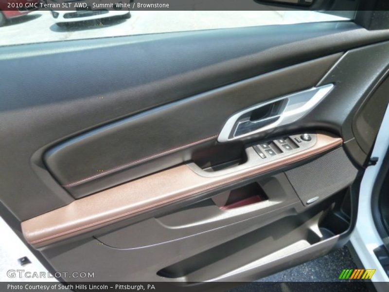 Summit White / Brownstone 2010 GMC Terrain SLT AWD