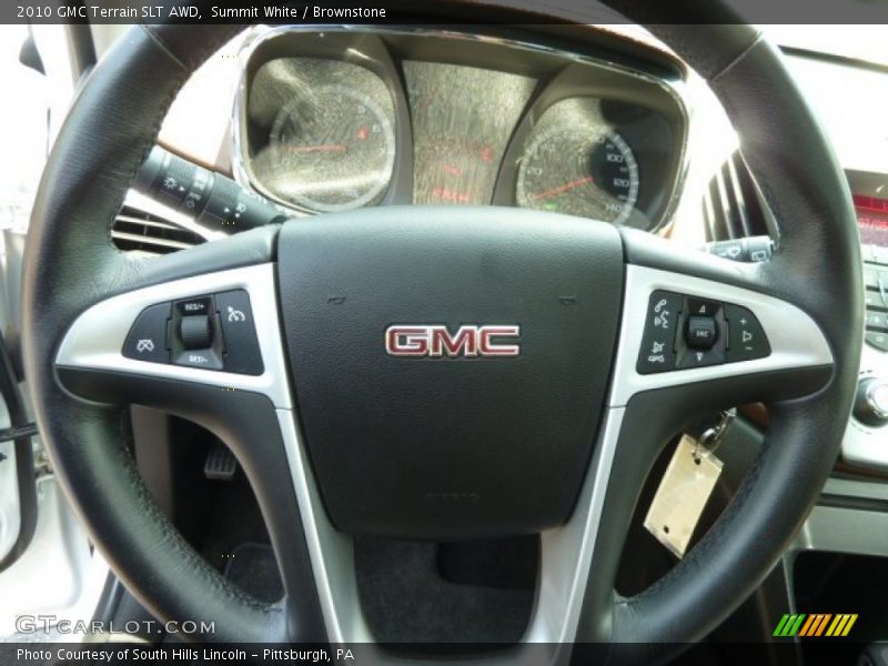 Summit White / Brownstone 2010 GMC Terrain SLT AWD