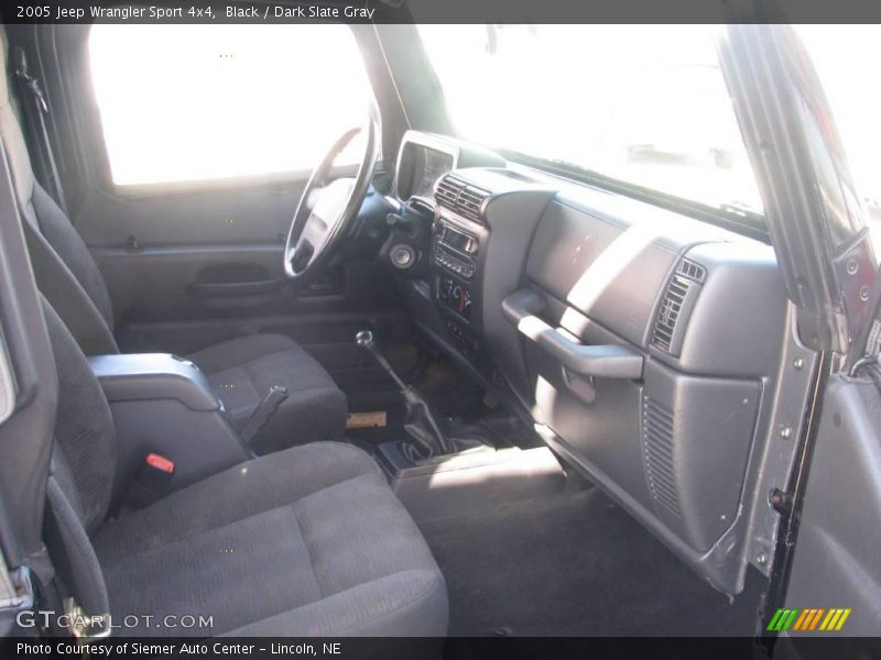 Black / Dark Slate Gray 2005 Jeep Wrangler Sport 4x4