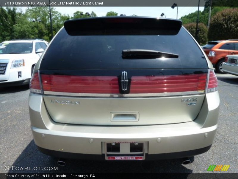Gold Leaf Metallic / Light Camel 2010 Lincoln MKX AWD