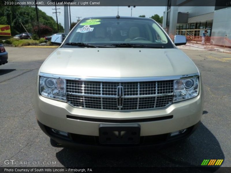 Gold Leaf Metallic / Light Camel 2010 Lincoln MKX AWD